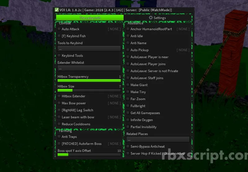 The Labyrinth [X-Ray, Auto attack] - The Labyrinth [X-Ray, Auto attack] script preview