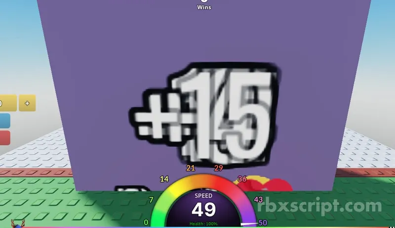 Lose Speed Per Second!: Auto Farm Wins &amp; Coins - Lose Speed Per Second! script preview