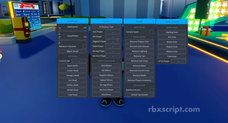 Livetopia [Kick Player, Ragdoll player, Head AmongUs] - Livetopia [Kick Player, Ragdoll player, Head AmongUs] script preview