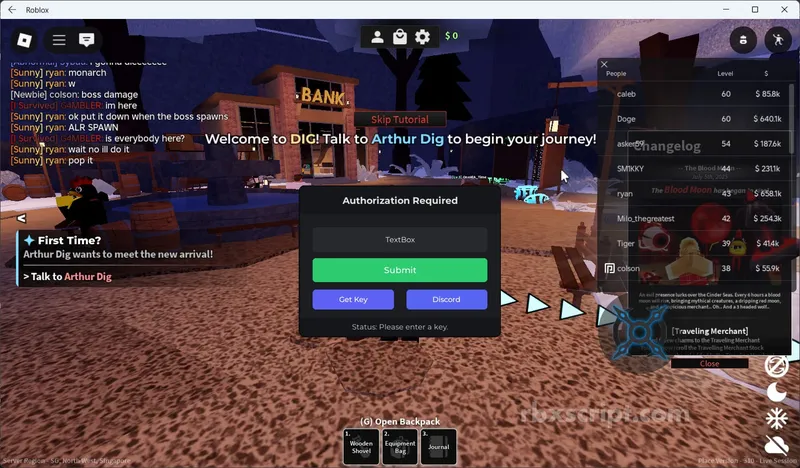 DIG: Auto Dig, Teleport , Select All - DIG script preview