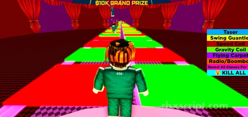 Impossible Glass Bridge Obby: Reveal Glass - Impossible Glass Bridge Obby script preview