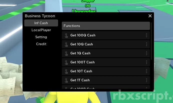 Business Tycoon [Inf cash] - Business Tycoon [Inf cash] script preview