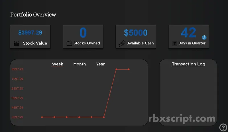 StockRise [Infinite Money - FEB 2022] - StockRise [Infinite Money - FEB 2022] script preview