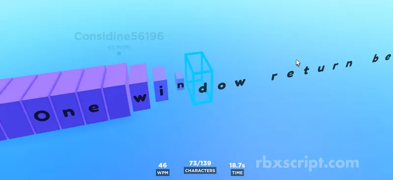 Type Race: Auto Complete - Type Race script preview