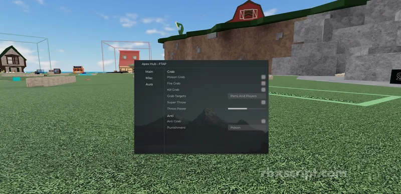 Fling Things and People: Grab Aura, Player Features - Fling Things and People script preview