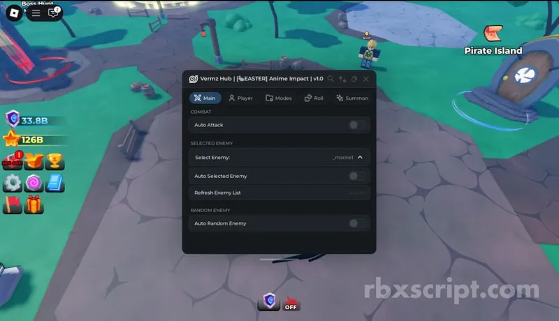 Anime Impact: Auto Farm, Auto Attack, Auto Upgrade - Anime Impact script preview