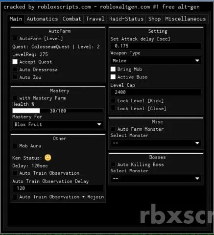 Blox Fruits: The #1 Free Gui Cracked - Key System Removed - Blox Fruits script preview