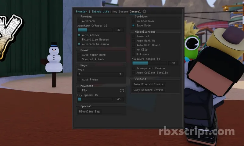 Shindo Life: Autofarm, NoCooldown, KillAura - Shindo Life script preview