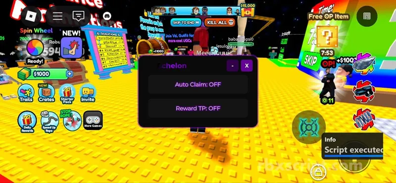 Impossible Squid Game! Jump Rope: Auto Claim Money - Impossible Squid Game! Jump Rope script preview