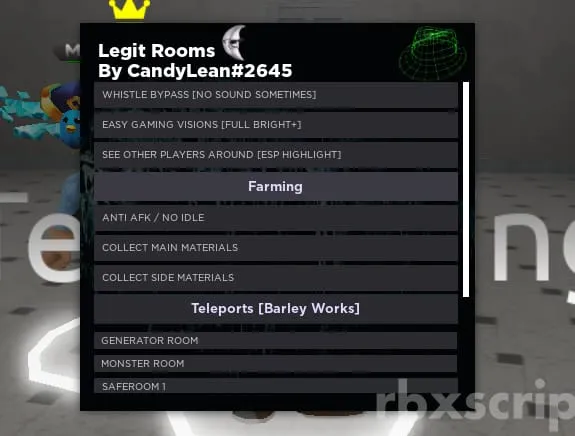 Lost Rooms [Inf Whistles, Fullbright] - Lost Rooms [Inf Whistles, Fullbright] script preview