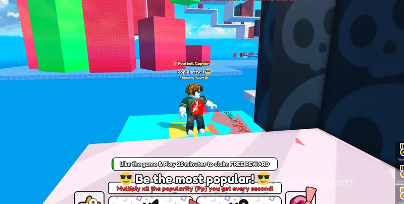 +1 Popular Every Second!: Infinite Wins - +1 Popular Every Second! script preview