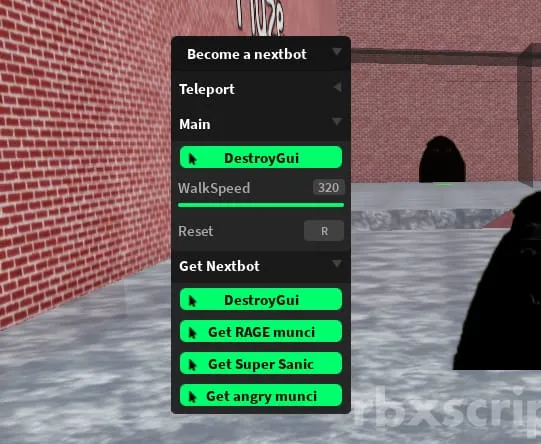 Become a Nextbot | Teleports, Walkspeed, Get Rare Nextbots - Become a Nextbot | Teleports, Walkspeed, Get Rare Nextbots script preview