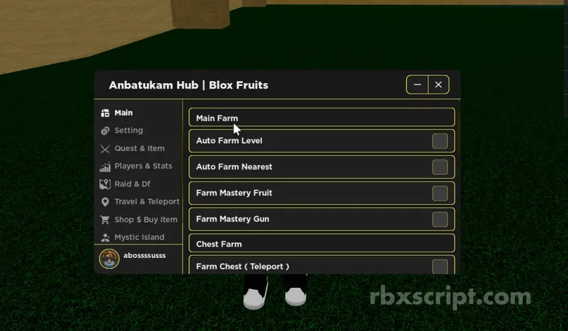Blox Fruits: Auto Buy, Auto Farm, Auto Use Skill - Blox Fruits script preview