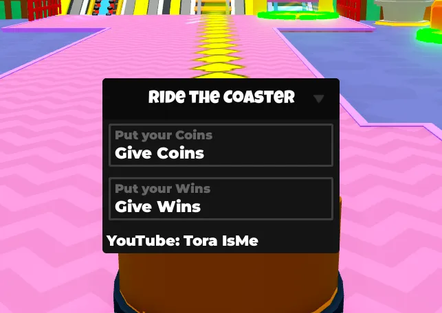 Cool script for Ride the Coaster on Give Coins and Wins - Unknown script preview