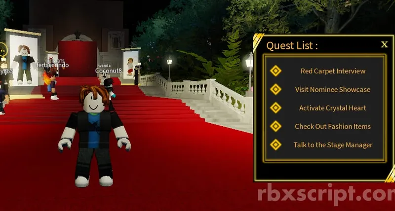 The Fashion Awards 2021 [COMPLETE ALL QUESTS] - The Fashion Awards 2021 [COMPLETE ALL QUESTS] script preview