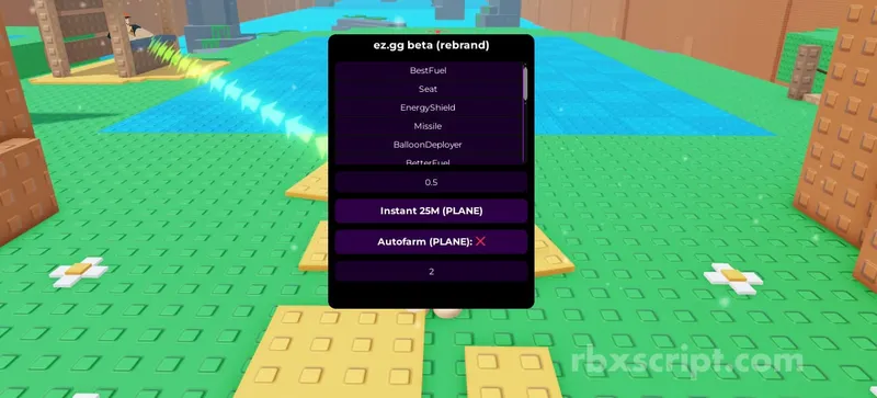 Build A Plane: Autofarm, Inf Money, Auto Buy - Build A Plane script preview