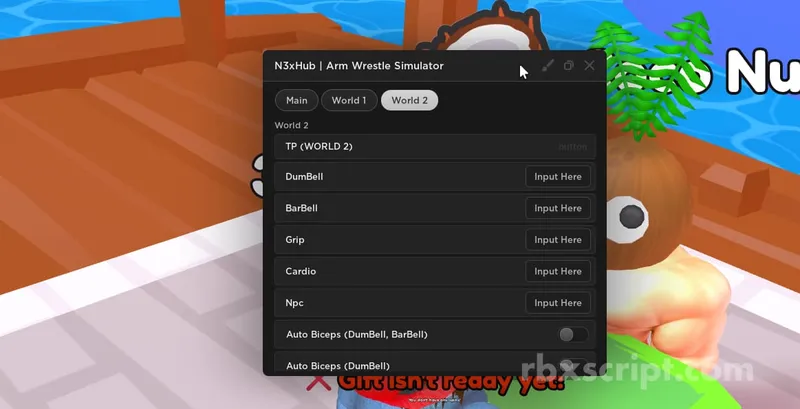 Arm Wrestle Simulator: Redeem All Codes, Auto Biceps &amp; More - Arm Wrestle Simulator script preview