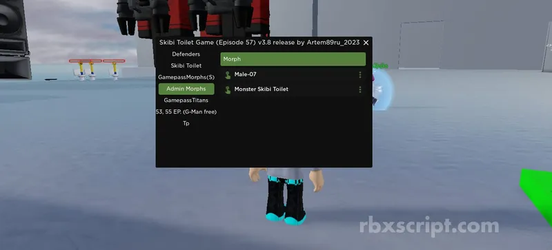 Skibi Toilet Game: Free Morphs - Skibi Toilet Game script preview