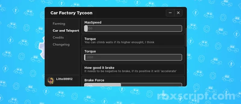 Car Factory Tycoon: Car Modder, Auto Farm, Auto Sell - Car Factory Tycoon script preview