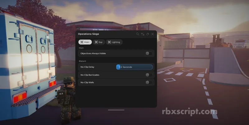 Operations: Siege: Esp - Operations script preview