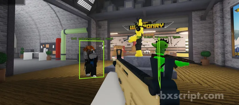 Weaponry: Silent Aim, Esp - Weaponry script preview