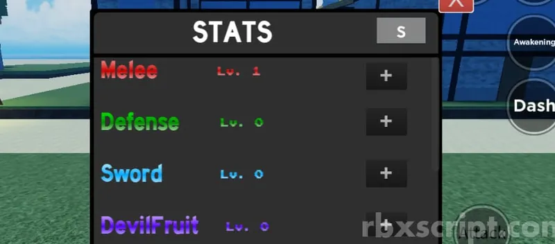 Ro Fruit: Infinity Stats Mobile Scripts - Ro Fruit script preview