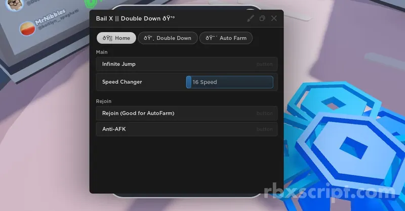 Double Down: Inf Jumps, Auto Blocks, Sword Master - Double Down script preview