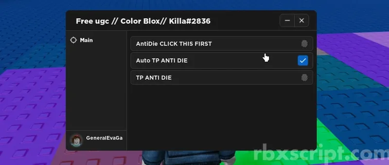 Color Blox: Auto Win, Anti Die - Color Blox script preview