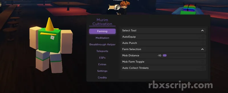 Murim Cultivation: Server Hop, Auto Equip, Auto Punch - Murim Cultivation script preview
