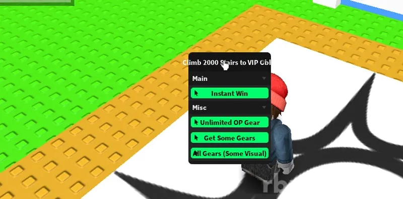 Climb 2000 Stairs to VIP Obby: Instant Win, Get All Gears &amp; More - Climb 2000 Stairs to VIP Obby script preview