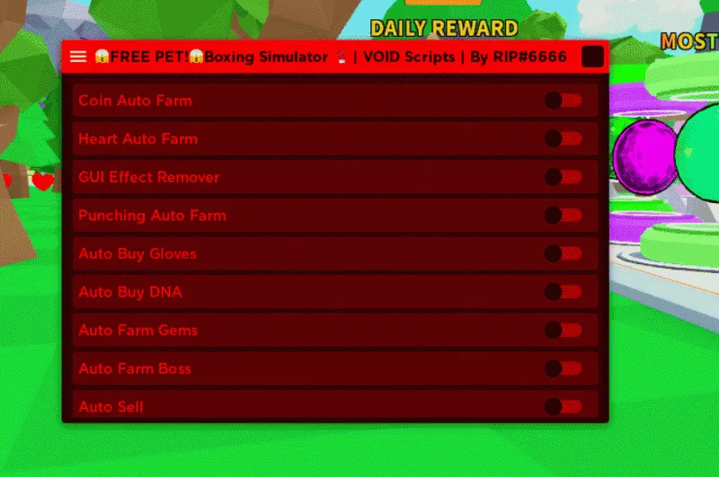 Boxing Simulator - Boxing Simulator script preview