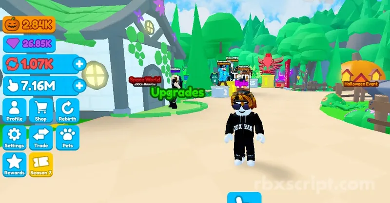 Rebirth Champions X: Auto Collect Pumpkin - Rebirth Champions X script preview