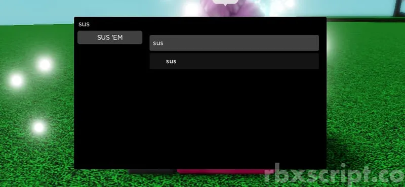 Slap Battles: Say sus and make a vinethud - Slap Battles script preview