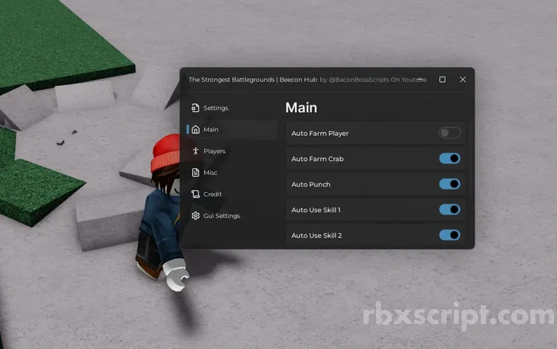 The Strongest Battlegrounds: Auto Kill - The Strongest Battlegrounds script preview