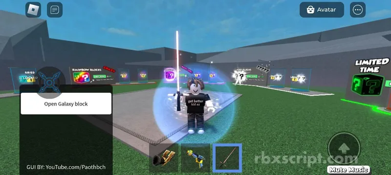 LUCKY BLOCKS: Open Galaxy block - LUCKY BLOCKS script preview