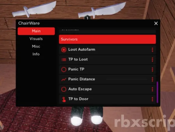 Survive the Killer [Loot Auto Farm, TP to Door, Auto Escape] - Survive the Killer [Loot Auto Farm, TP to Door, Auto Escape] script preview