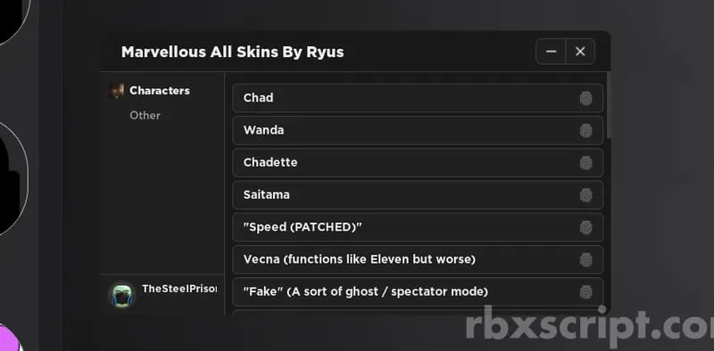 Marvellous Playground: Get All Characters for Free Even Unreleased Ones - Marvellous Playground script preview