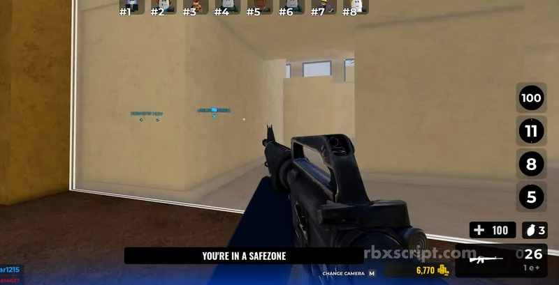 Gunfight Arena: Infinite Ammo - Gunfight Arena script preview