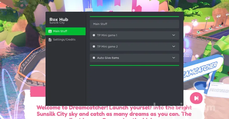 Sunsilk City: Auto Give Items - Sunsilk City script preview
