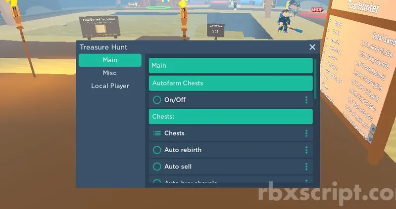 Treasure Hunt Simulator [Auto Farm Chests &amp; More!] - Treasure Hunt Simulator [Auto Farm Chests &amp; More!] script preview