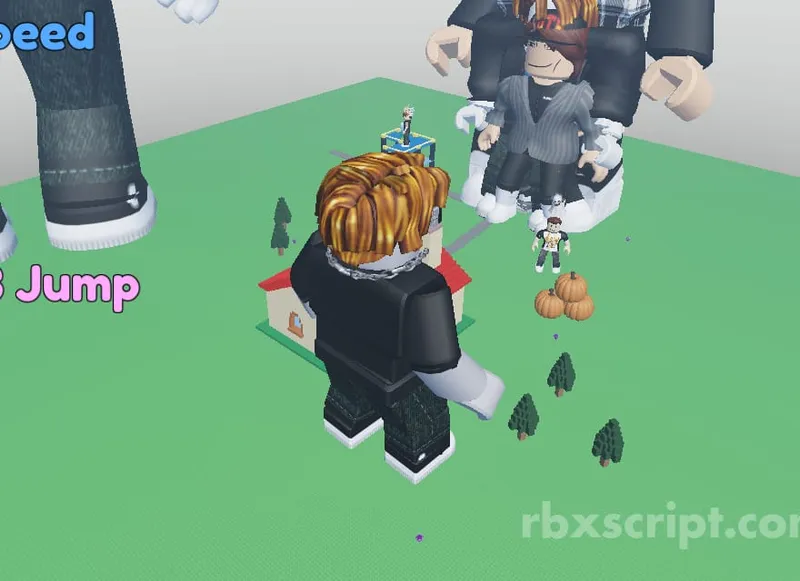 Roblox but every second you become stronger: X2 Jumps - Roblox but every second you become stronger script preview