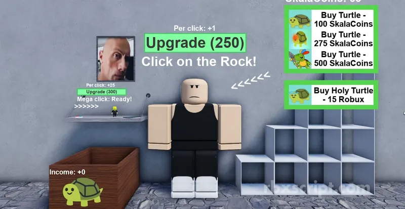 Skala Simulator: Auto Click - Skala Simulator script preview