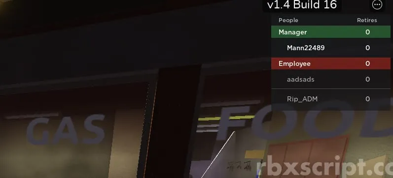 Zach's Service Station: Become Manager - Zach's Service Station script preview