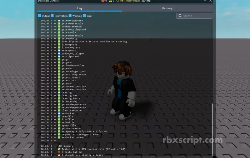 UNC TEST - UNC TEST script preview