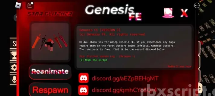 Universal Star Glitcher Mobile Script - Universal script preview