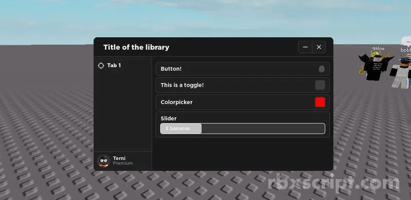Orion UI Library - Premium Bypass - Orion UI Library - Premium Bypass script preview