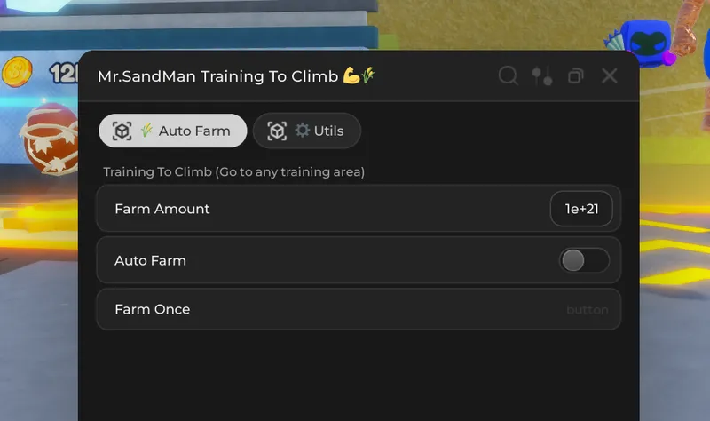 New simple script for Training To Climb on Auto Farm and Farm Once - Unknown script preview