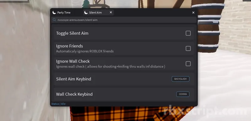 NO-SCOPE ARCADE: Silent Aim, ESP - NO-SCOPE ARCADE script preview