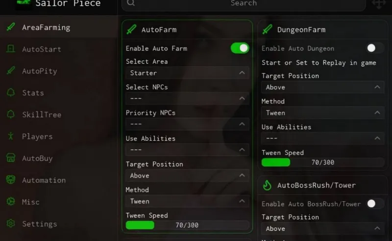 Auto farm level, auto bosses, auto quests, auto rimuru, auto aizen, auto skill, auto hacks, auto attack, auto any class and much more - Unknown script preview