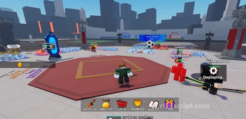 Duel Warriors: Teleports - Duel Warriors script preview